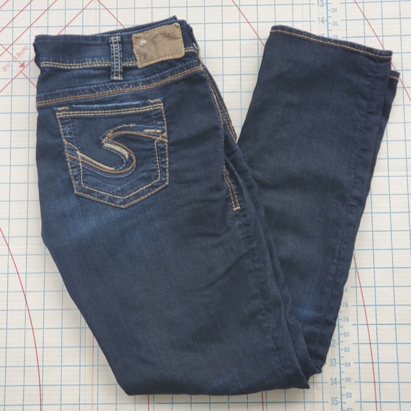 Silver Suki Skinny Slim Women's 34/31 Jeans Actual 35/31 Denim - Picture 1 of 12
